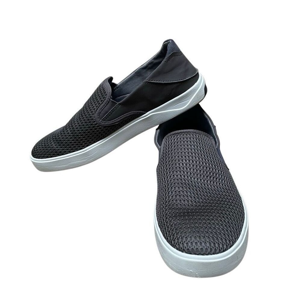 Olukai Lae’ahi Mesh Slip on Sneakers Mens 8 Gray Casual Shoes